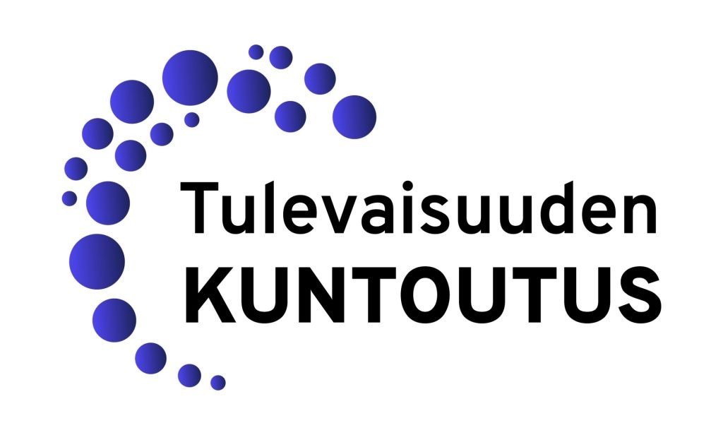 Tulevaisuuden kuntoutus -logo, violetti